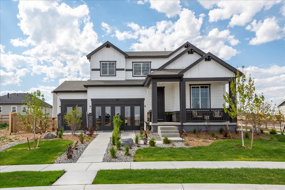 Home facade in Windsor, CO