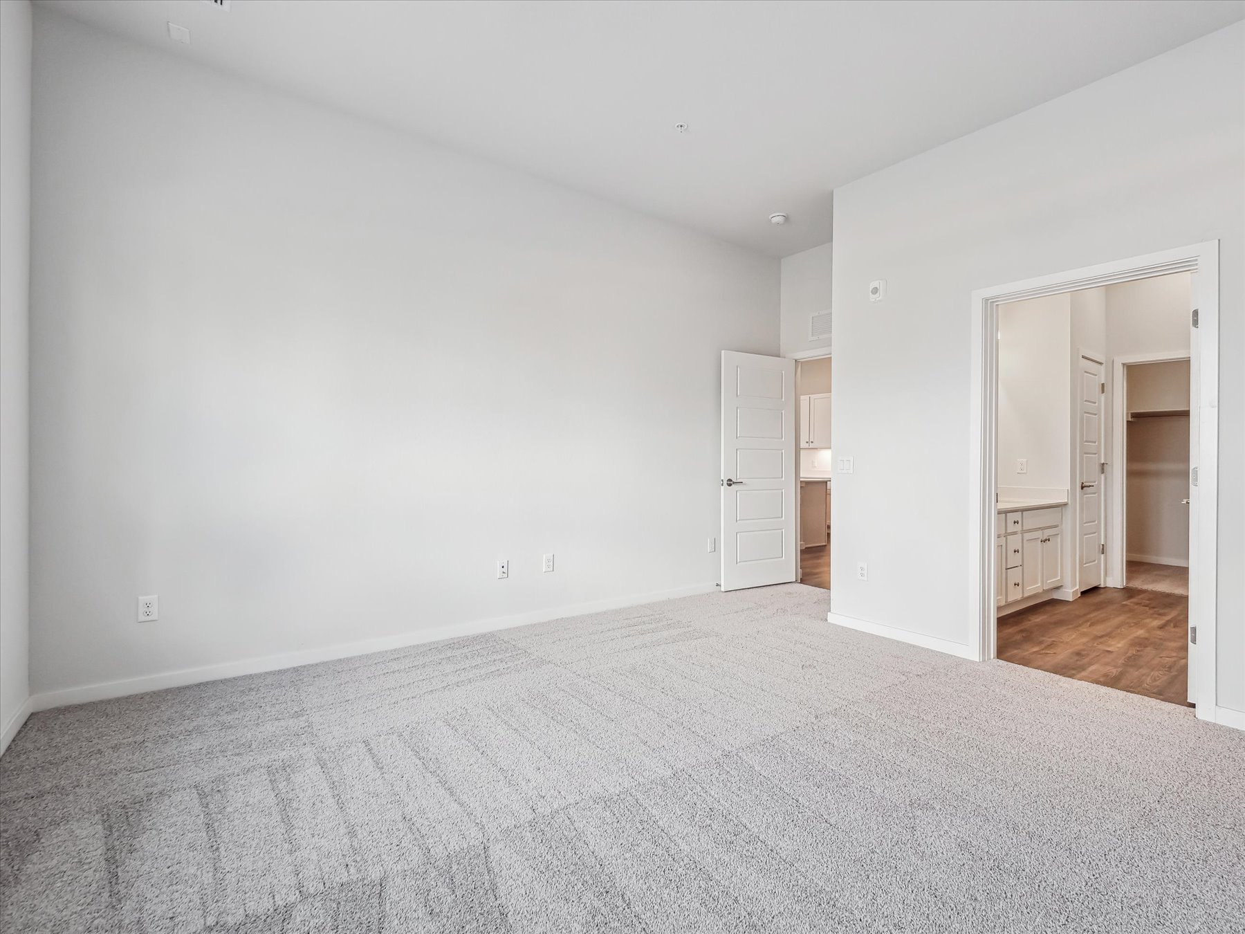 A room with white walls.