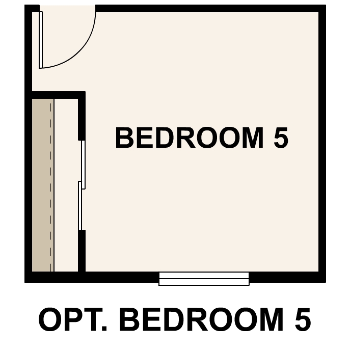 Diagram, shape, rectangle Marion Floorplan, Upper Level Option