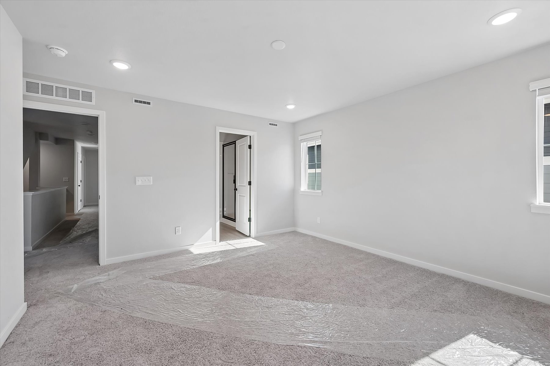 A large empty room.