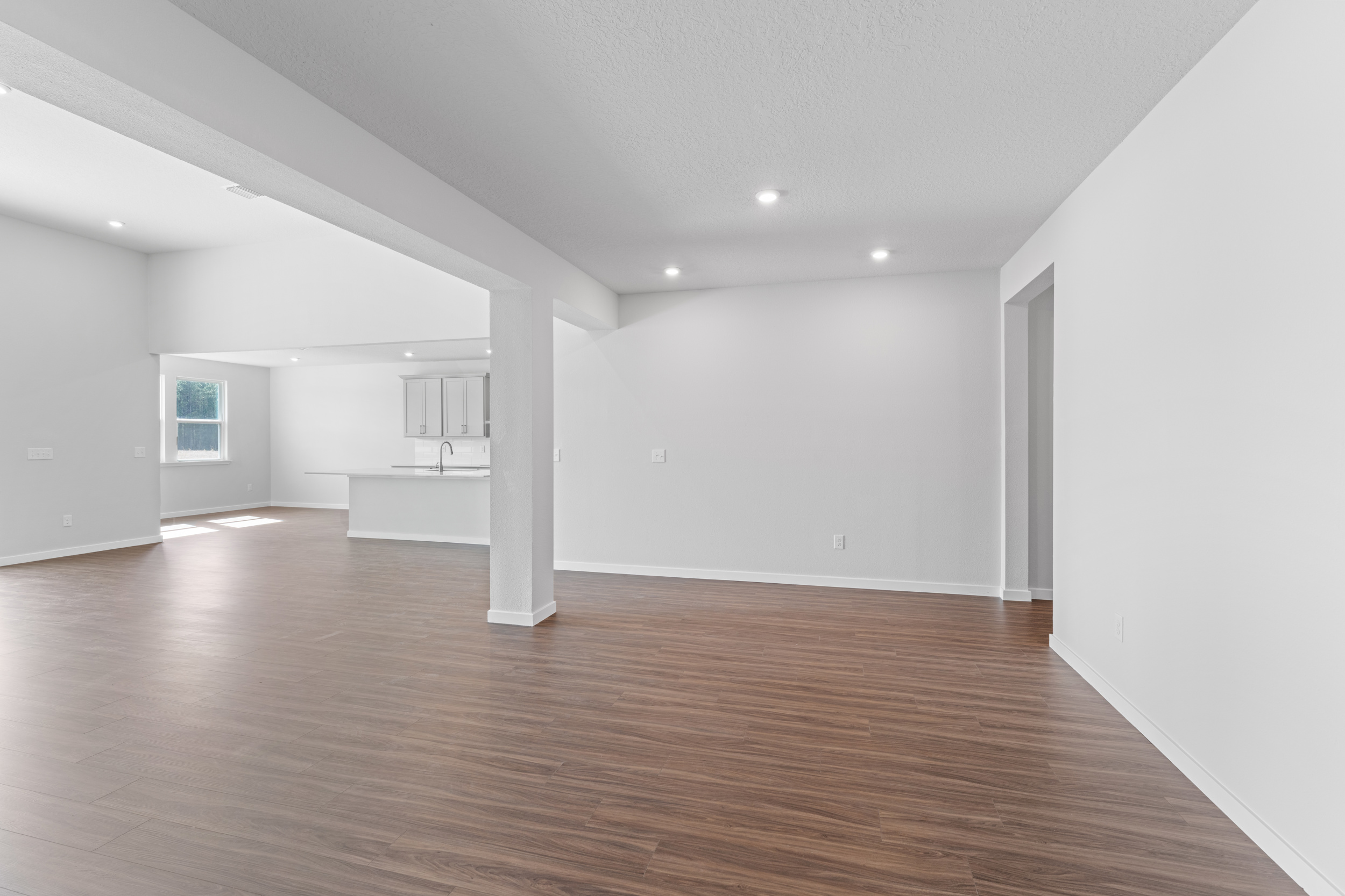 Lot 592 Dining Area with Kitchen in Back at NorthShore