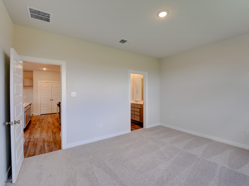 A room with white walls.